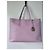 Bolso tote Roberto Cavalli de cuero texturizado lavanda Rosa Púrpura - vista 9