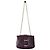 Borsa Ba&Sh S Teddy Puffed in pelle bordeaux scuro D'oro Bordò
