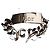 Bracciale Christian Dior in metallo argentato Argento
