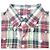 Autre Marque Camisa de algodón STAR PLAID MIX de Uniform Experiment Azul - vista 4