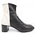 Timeless Chanel G35948X54385 Boots Black White