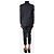 Isabel Marant Etoile Conjunto de traje de lana gris oscuro a cuadros - talla UK 6 - vista 2