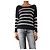Saint Laurent Schwarz gestreifter Mohair-Mix-Pullover - Größe XS
