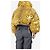 Dolce & Gabbana Gelbe Leopardenmuster cropped Pufferjacke - Größe S - Ansicht 2