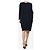 Jil Sander Abito midi a maniche lunghe blu - taglia UK 14 - vista 3