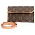 Bolsa de cintura Monograma Pochette Florentine Louis Vuitton Marrom