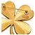 Timeless Spilla vintage con motivo quadrifoglio Coco Mark di Chanel D'oro - vista 3