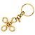Portachiavi vintage Chanel Coco Mark D'oro