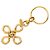 Portachiavi vintage Chanel Coco Mark D'oro - vista 2