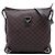 Bolsa transversal Gucci em nylon GG marrom Abbey D Ring Castanho escuro