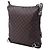 Bolsa transversal Gucci em nylon GG marrom Abbey D Ring Castanho escuro - vista 2