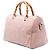 Bamboo Borsa Boston Shopper media in pelle di vitello rosa con bambù Gucci - vista 2