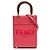 Fendi Mini Borsa Sunshine Shopper in Pelle Rosa