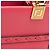 Fendi Mini Borsa Sunshine Shopper in Pelle Rosa - vista 7