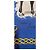 Foulard Hermès in seta Les robes blu - vista 8