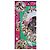 Foulard in seta "Fauna e Flora del Texas" di Hermès Marrone Rosa Blu Beige Verde - vista 10