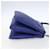 Céline Celine Trio Leather Small Blu  - vista 4
