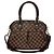 Sac à main épaule Trevi PM en toile Damier Ébène de Louis Vuitton Marron