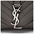 Borsa a tracolla Saint Laurent Matelasse Calfskin Monogram College Large Grigio - vista 10