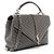 Borsa a tracolla Saint Laurent Matelasse Calfskin Monogram College Large Grigio - vista 2