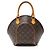 Louis Vuitton Vintage Monogramm Canvas Ellipse PM Handtasche Braun