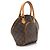 Louis Vuitton Vintage Monogramm Canvas Ellipse PM Handtasche Braun - Ansicht 2