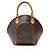 Louis Vuitton Vintage Monogramm Canvas Ellipse PM Handtasche Braun - Ansicht 3