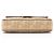 Fendi FF Bestickte Canvas Baguette Schultertasche Braun Beige - Ansicht 4