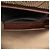 Fendi FF Bestickte Canvas Baguette Schultertasche Braun Beige - Ansicht 6