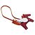 Charm Rodeo Pegasus MM di Hermès Rosso - vista 2