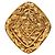 Timeless Spilla vintage placcata in oro Chanel Coco Mark D'oro