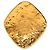 Timeless Spilla vintage placcata in oro Chanel Coco Mark D'oro - vista 2
