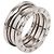 Bulgari Anillo de Banda en Oro Blanco Bvlgari B.zero1