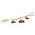 Portachiavi Accessorio Iconico Speedy Louis Vuitton Marrone D'oro