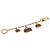 Portachiavi Accessorio Iconico Speedy Louis Vuitton Marrone D'oro - vista 2