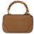Borsa a Mano Gucci New Bamboo 1921 in Pelle Media Marrone - vista 2
