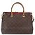 Bolso Pallas de lona Monogram con cuero BB Louis Vuitton Castaño - vista 2