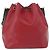 Noe Borsa Petit Noé in pelle Epi media Louis Vuitton Rosso - vista 2