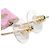 Chanel Cambon Ohrringe aus Metall und Harz Golden - Ansicht 4