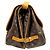Borsa a Spalla Saumur 35 Monogramma Louis Vuitton Marrone - vista 4
