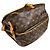Borsa a Spalla Saumur 35 Monogramma Louis Vuitton Marrone - vista 6