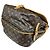 Borsa a Spalla Saumur 35 Monogramma Louis Vuitton Marrone - vista 7