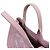 Borsa a Spalla Prada Canapa Tote SS Rosa Bianco - vista 12