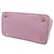Borsa a Spalla Prada Canapa Tote SS Rosa Bianco - vista 5