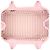 Borsa a Spalla Prada Canapa Tote SS Rosa Bianco - vista 6