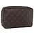 LOUIS VUITTON Trousse Toilette Monogram 23 Borsa Clutch M47524 LV Auth bs33095 Monogramma