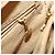 Borsa a mano in pelle scamosciata Gucci Bamboo marrone oro Auth 166728 D'oro - vista 20