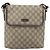 Gucci Borsa a Spalla GG Supreme PVC Beige Oro 223666 Auth 170370 D'oro - vista 13