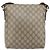 Gucci Borsa a Spalla GG Supreme PVC Beige Oro 223666 Auth 170370 D'oro - vista 2