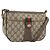Borsa Sherry Line GG Supreme Web di GUCCI in PVC beige e oro 89 02 032 Auth 169092 D'oro